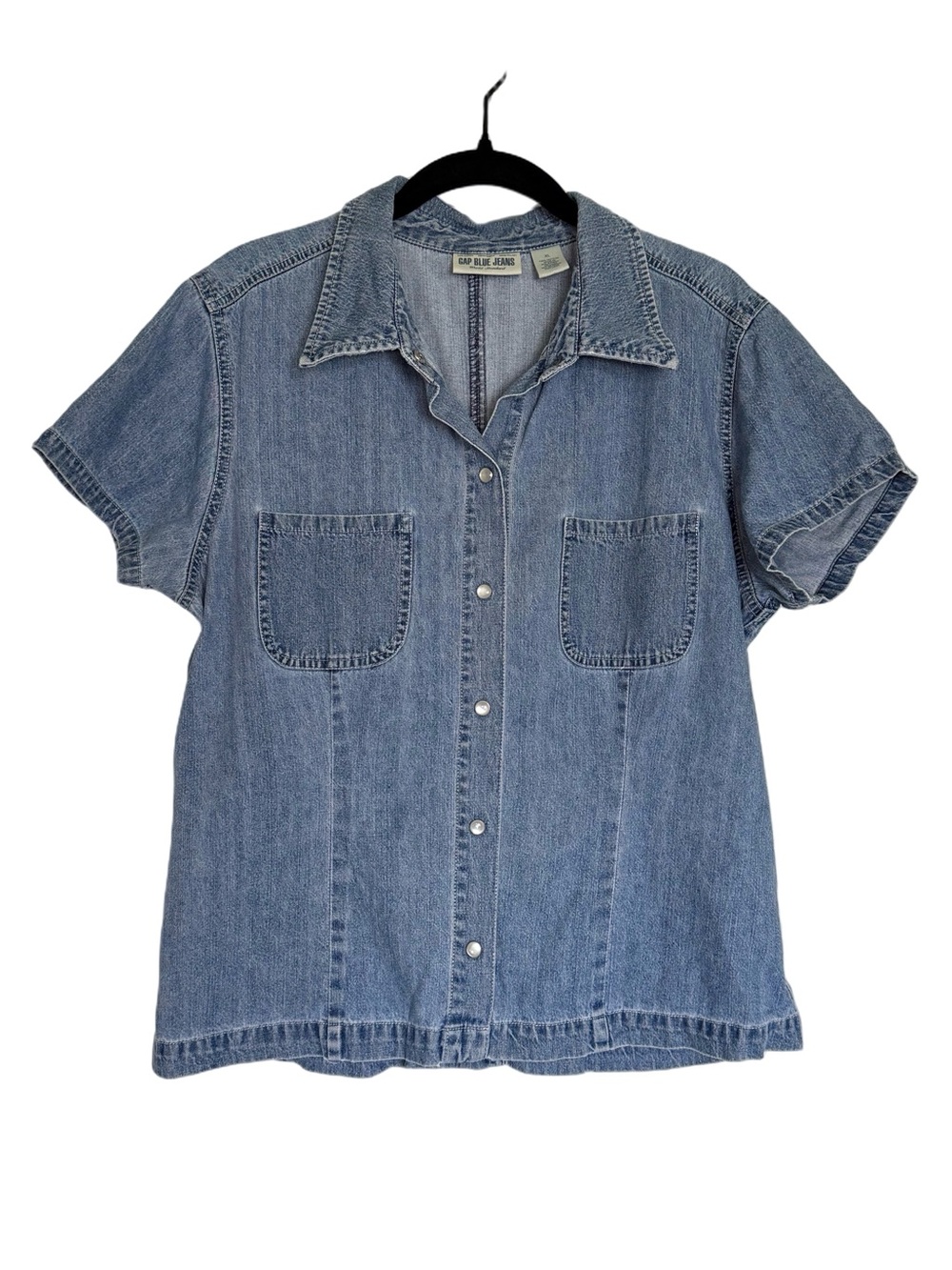 Vintage GAP Chambray Short Sleeve Shirt | XL